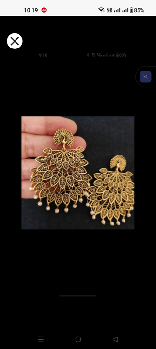 Jhumka earring uploaded by Paras NX on 8/1/2023