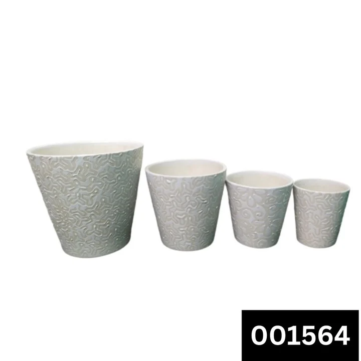 Flower pot 4 pcs set with cash On delivery Available  uploaded by The palak trading company on 8/1/2023