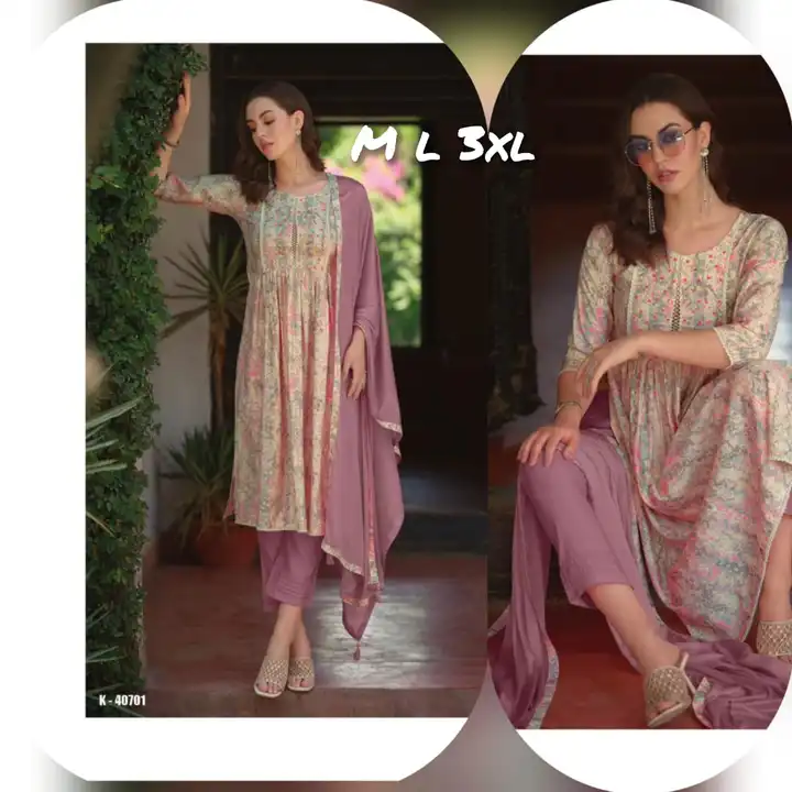 Kurti pant uploaded by Taha fashion from surat on 8/1/2023