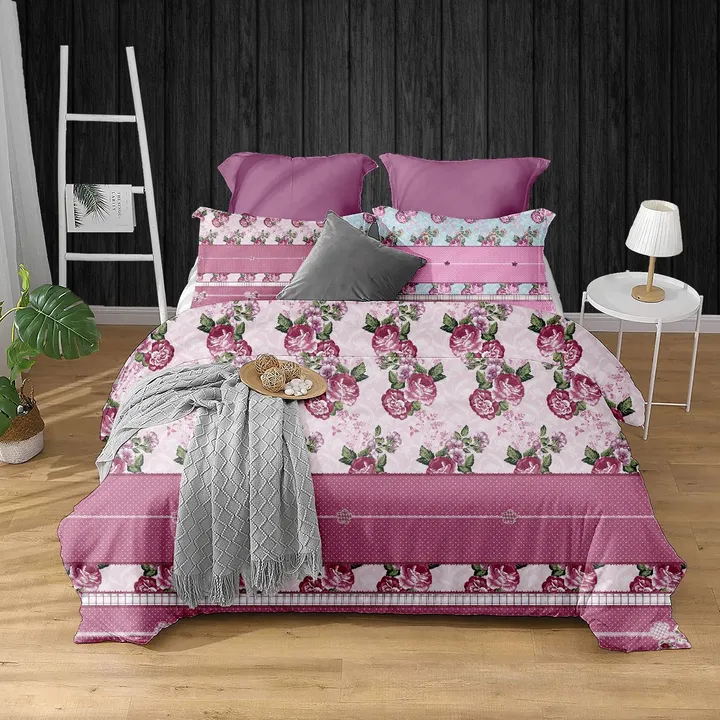 1 Double Bedsheet with 2 pillow cover  uploaded by Shaurya Traders on 8/1/2023