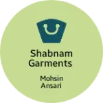 Business logo of Shabnam garments