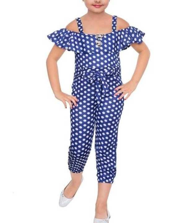 Post image Jumpsuits

Fabric: Poly Crepe
Sleeve Length: Sleeveless
Pattern: Variable (Product Dependent)
Multipack: 1
Sizes: 
4-5 Years (Length Size: 26 in) 
5-6 Years (Length Size: 28 in) 
3-4 Years (Length Size: 24 in) 
6-7 Years (Length Size: 30 in) 
 For more inquiries contact now :: 9123606968