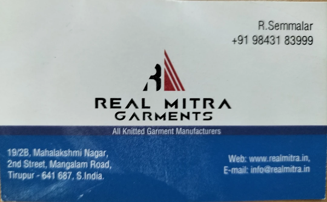 Post image Real Mitra Garments has updated their profile picture.