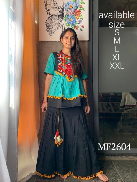 🥁💃🏻
*NAVRANG FEMALE KEDIA WITH SKIRT COLLECTION IS BACK*
💃🏻🥁
*The most awaited tribal collecti uploaded by Aanvi fab on 8/1/2023