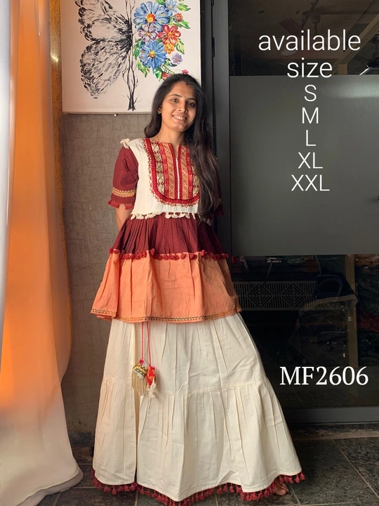 🥁💃🏻
*NAVRANG FEMALE KEDIA WITH SKIRT COLLECTION IS BACK*
💃🏻🥁
*The most awaited tribal collecti uploaded by Aanvi fab on 8/1/2023