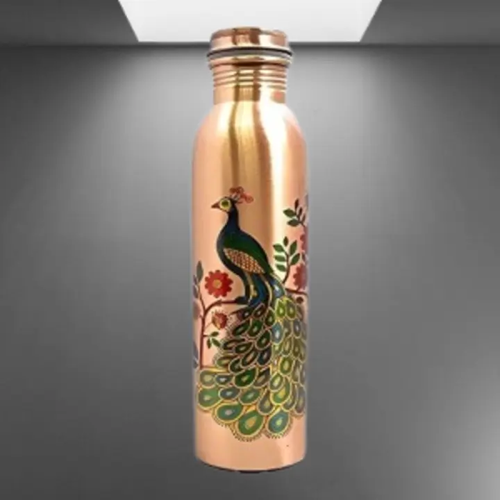 Peacock copper bottle  uploaded by business on 8/1/2023
