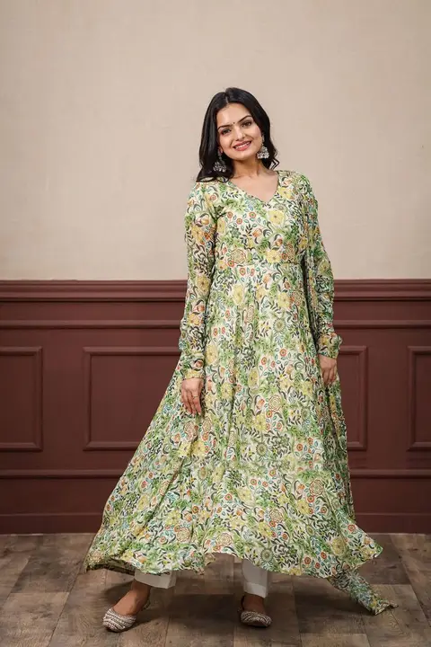 Sukhkarta Clothing Anarkali Georgette Gown 👗 uploaded by Sukhkrta clothing  on 8/1/2023