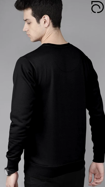 Black Full Sleeve Cotton Loopknit Sweatshirt  uploaded by Antayul Apparel on 8/1/2023