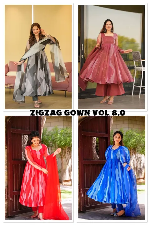Zigzag gown vol 8.0 uploaded by Villa outfit on 8/1/2023