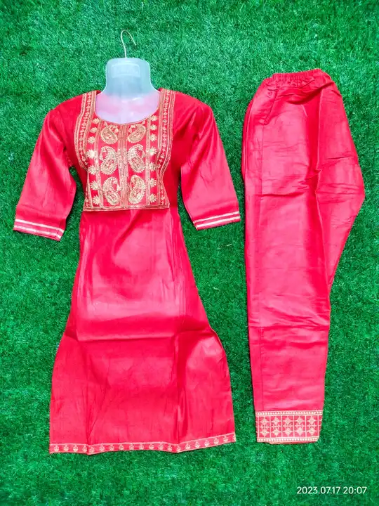 Rayon sequence kurti pant set ... only wholesale... available stock... quickly order me... uploaded by Sneha collection 9593994622 call me on 8/1/2023