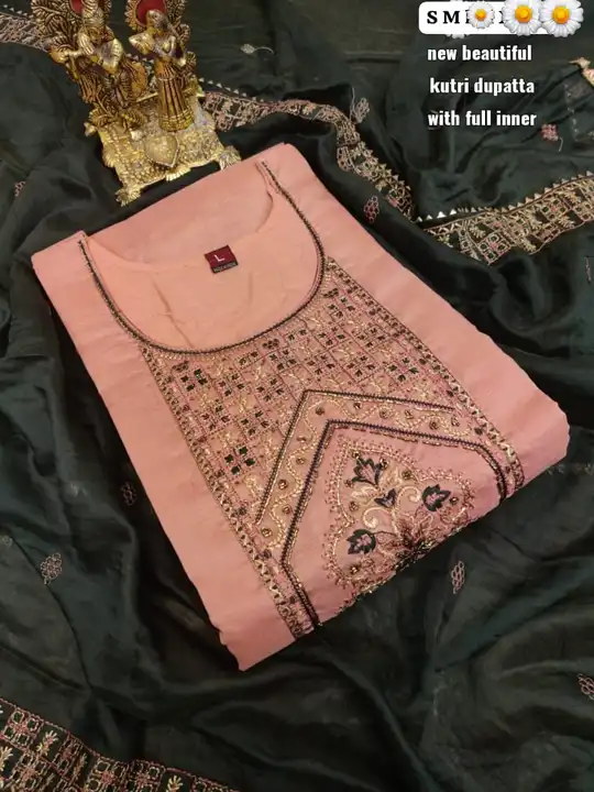 Kurti Dupatta set  uploaded by Nisha fabrics on 8/1/2023