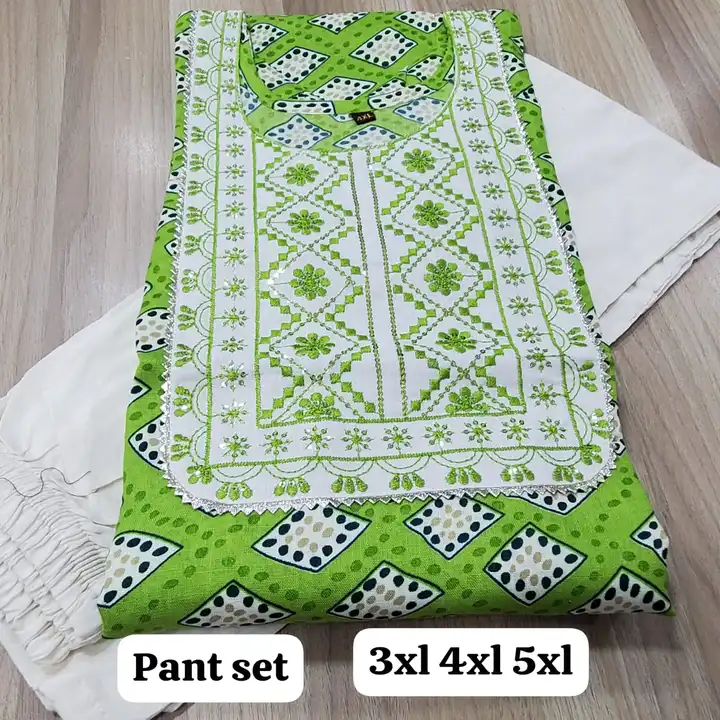 Kurti pant  uploaded by Nisha fabrics on 8/1/2023