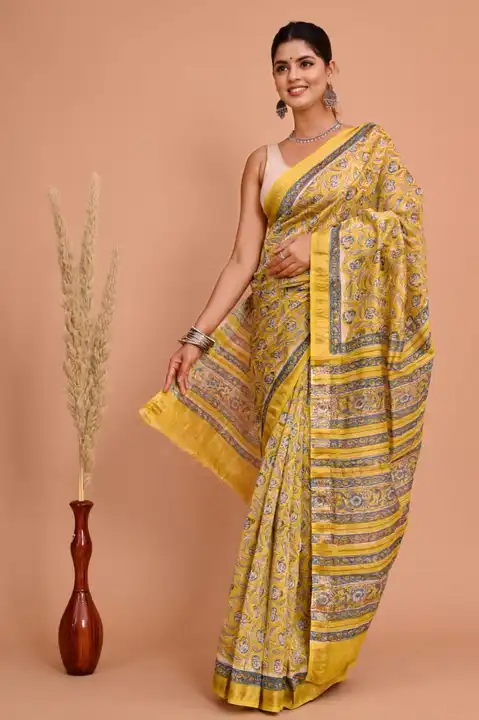 Post image Oders now 8887271197

🍁 *New arrival* 🍁

🍀 *Maheswari silk sarees*🍀

Hand block printed Maheswari silk sarees with blouse
&amp; golden jari nakshi boder 

Size- 6.5 with blouse

Material - masrai silk

👉Pure hand block (without skrin chemical)👉

Free shipping 🛍️🛒

Order now 🛍️🛒
🍁🍁🍁🍁🍁🍁🍁🍁🍁🍁🍁