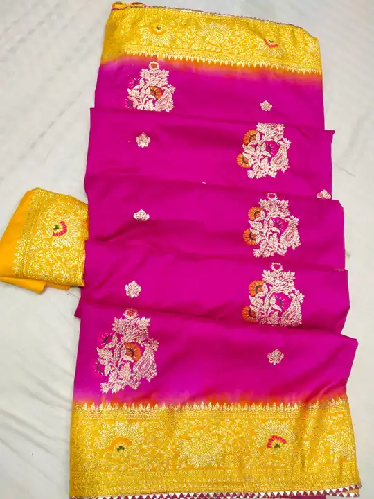 Rasian silk banarasi meena jari uploaded by Deepika Designer Saree on 8/1/2023