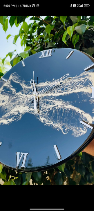 RESIN Clock  uploaded by business on 8/1/2023