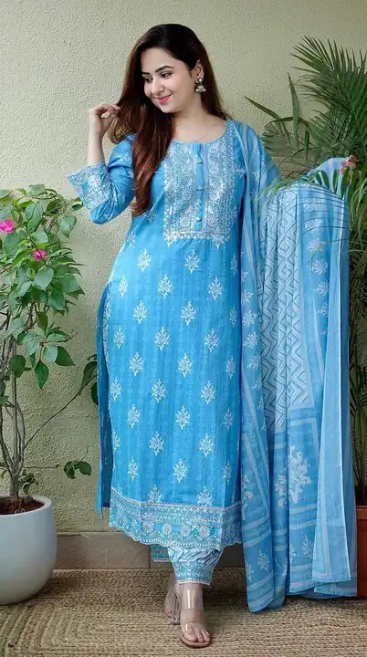 *New launch*

Beautiful cotton 60-60 printed straight kurta,and comfort style Afghan cun bottom,with uploaded by Mahipal Singh on 8/1/2023