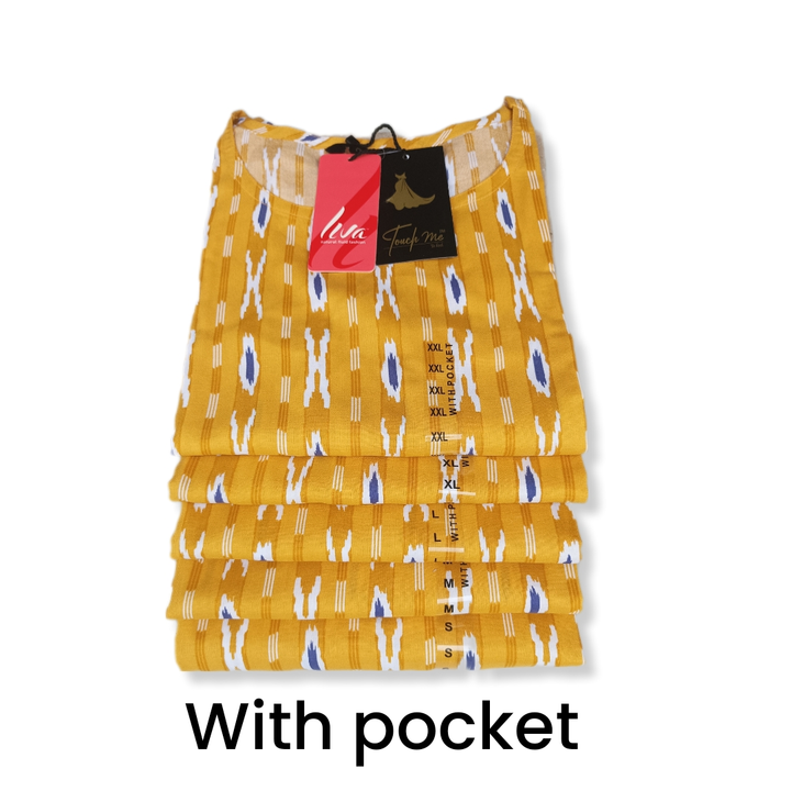 With pocket kurtis uploaded by business on 8/1/2023