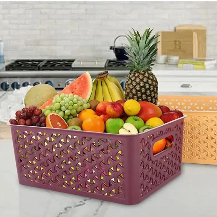 3 in 1 fruit basket , 3 pcs set with lid. uploaded by The Dark Wolf Kitchenware on 8/2/2023