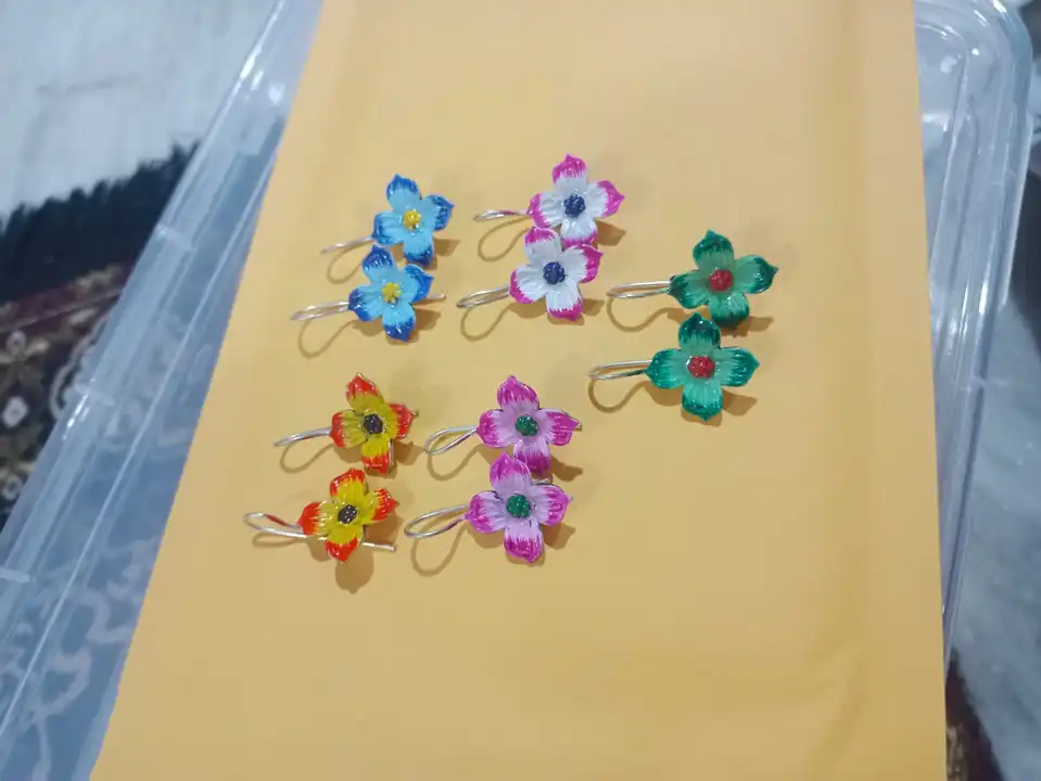 Hand-painted  uploaded by Affordable earrings collection  on 8/2/2023