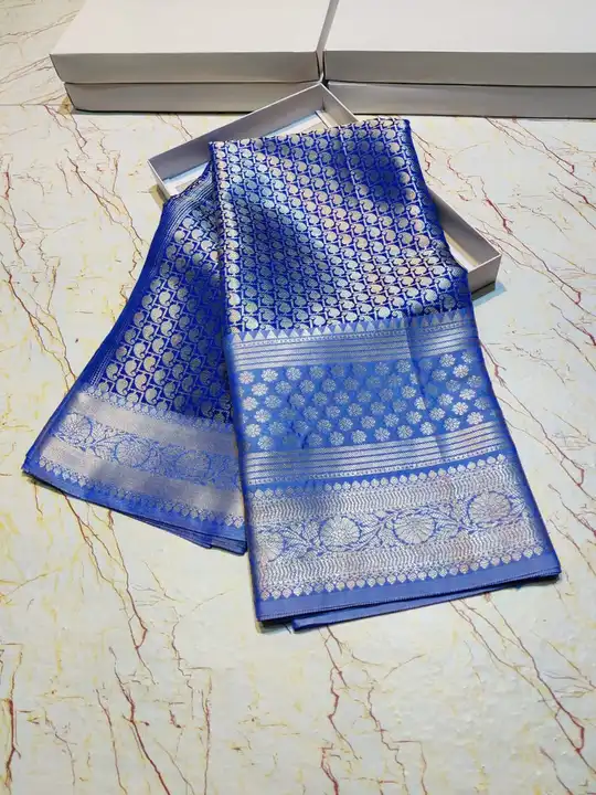 Banarasi brocade zari tanchui silk sarees uploaded by Ms & sons on 8/2/2023