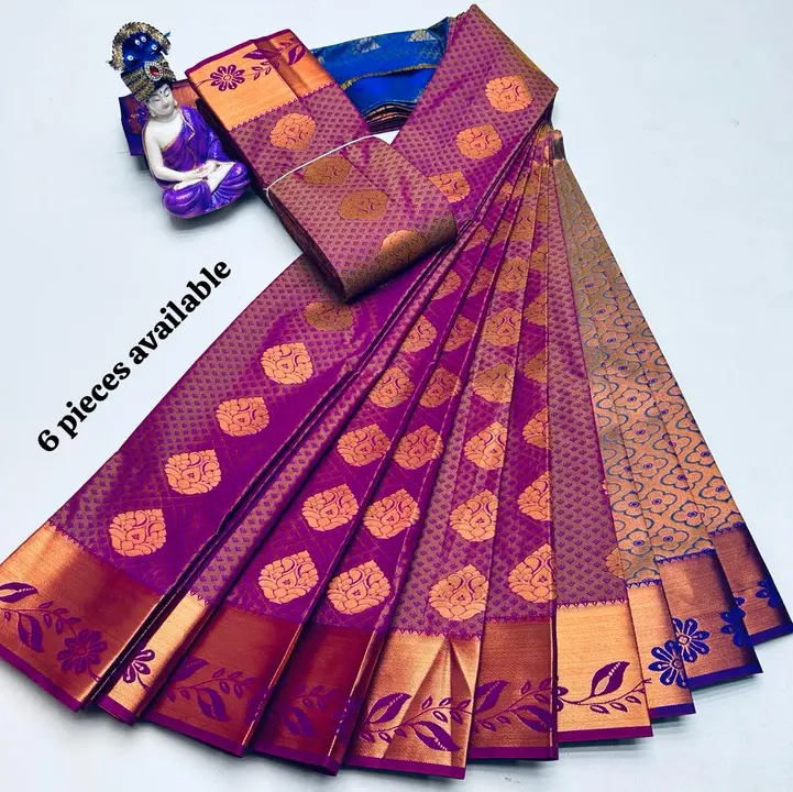 Kaannchipuram semi silk saree uploaded by K.S. Fabrics on 8/2/2023