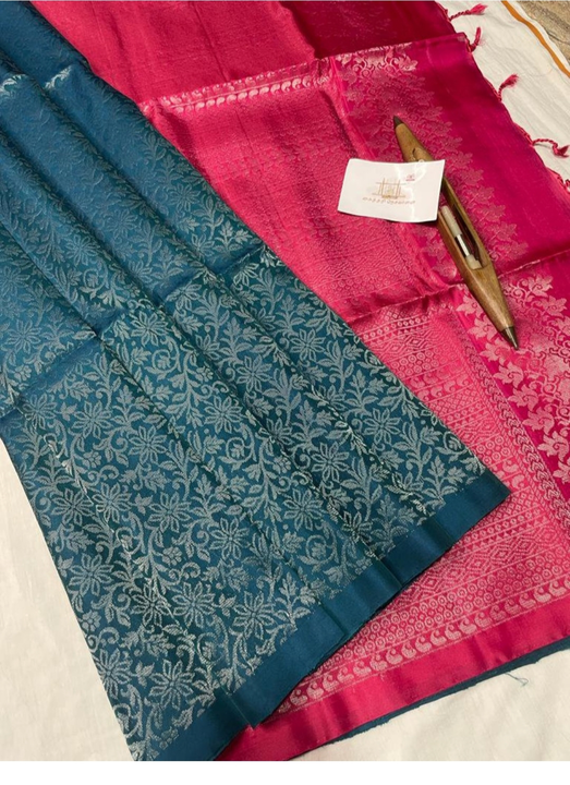 All self silk sarees..handloom saree uploaded by business on 8/2/2023
