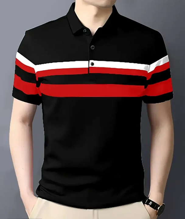 Men's cotton blend polo T-shirt  uploaded by Bhargavi enterprise  on 8/2/2023