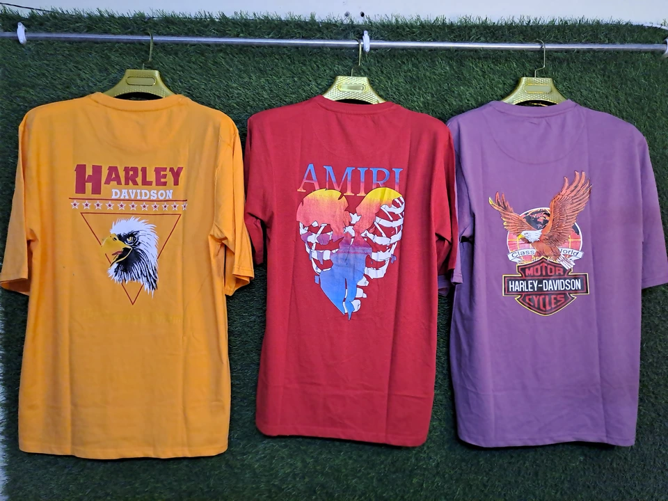 Oversized t shirts front back print harley uploaded by business on 8/2/2023