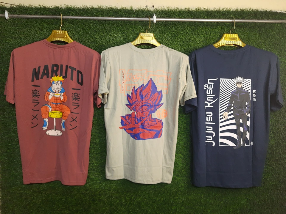 Oversized t shirts front back print animei uploaded by business on 8/2/2023
