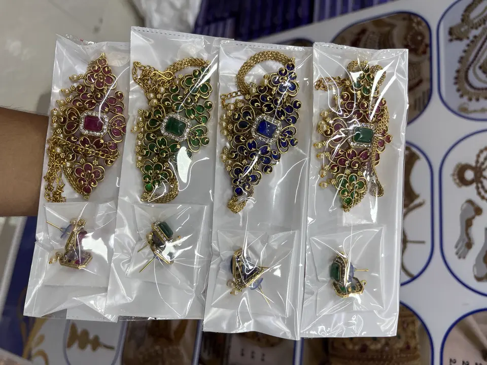 South Necklace set  uploaded by Kusum Imitation jewellery on 8/2/2023