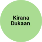Business logo of Kirana dukaan