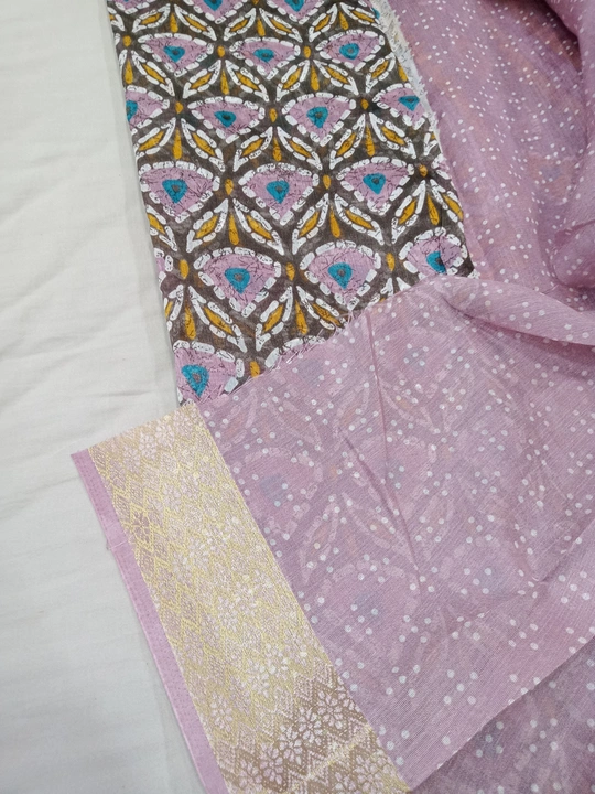 Banarasi cotton print uploaded by Jalan fashion saree menufecturer on 8/2/2023