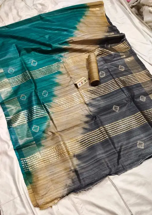 Pure Tussar Ghicha Silk Saree  uploaded by business on 8/2/2023