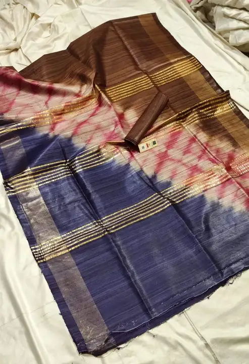 Pure Tussar Ghicha Silk Saree  uploaded by Handloom Plus  on 8/2/2023