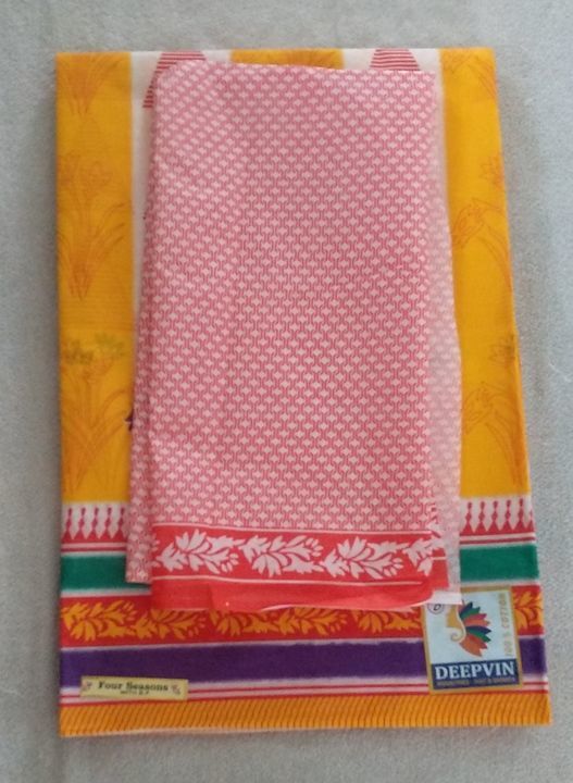 Pure Cotton Saree uploaded by business on 3/18/2021