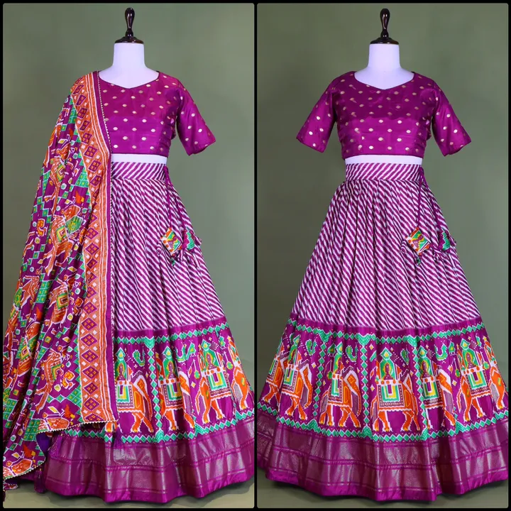 *Soft Dola Silk Lehenga Collection for Festival and Wedding😍* uploaded by DUDHAT Impax on 8/2/2023