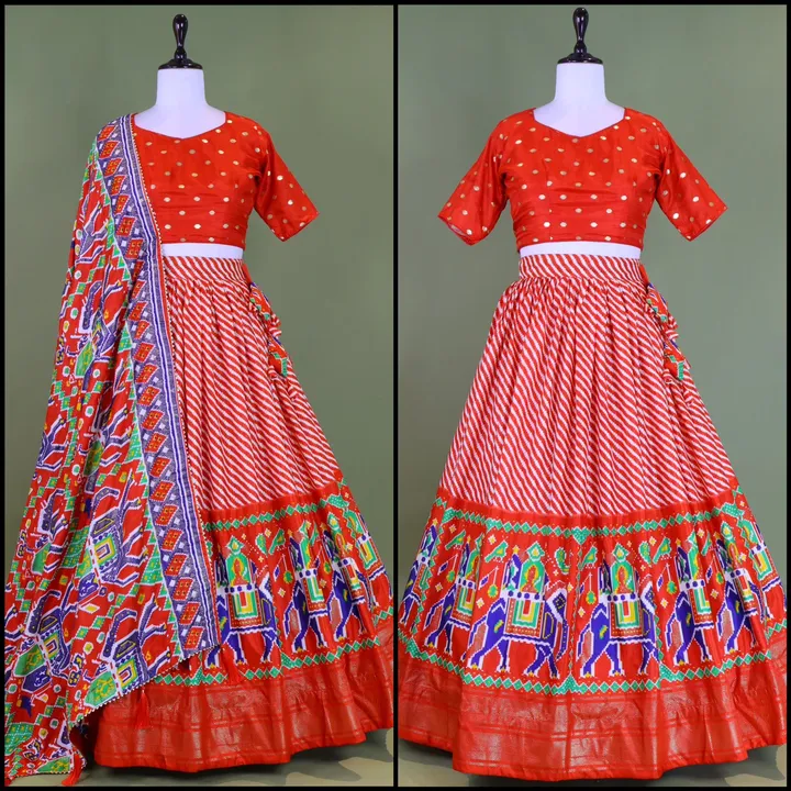 *Soft Dola Silk Lehenga Collection for Festival and Wedding😍* uploaded by DUDHAT Impax on 8/2/2023