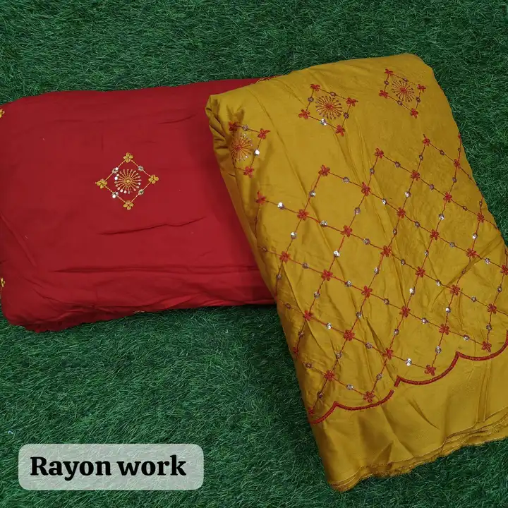 Rayon work  uploaded by Mataji Fashion on 8/2/2023