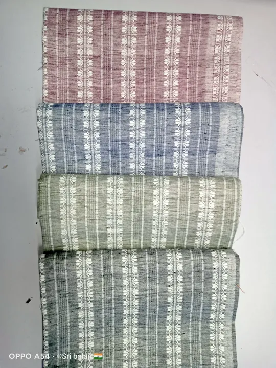 LUCKNOWI KHADI FABRIC. RATE IS PER MTR.+ SHIPPING EXTRA  MOQ:  20 MTRS/ DESIGNS uploaded by SHAHINS' COLLECTION  on 8/2/2023