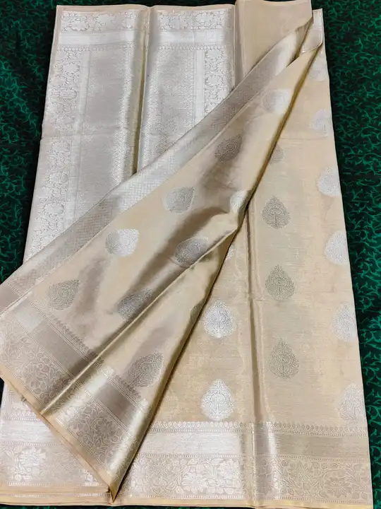 Most Demanding Premium Quality Banarasi Handloom Soft Tissu Silk Saree  uploaded by business on 8/2/2023