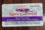 Business logo of Nipra garments indore