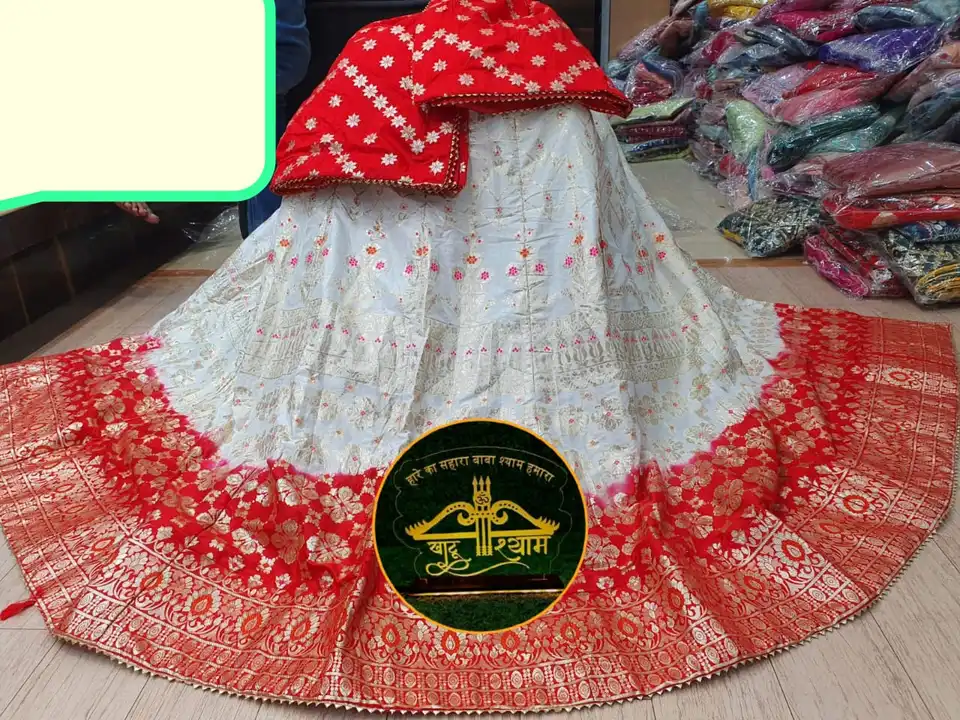 Pure Banarasi Dolo silk langha uploaded by Deepika Designer Saree on 8/2/2023