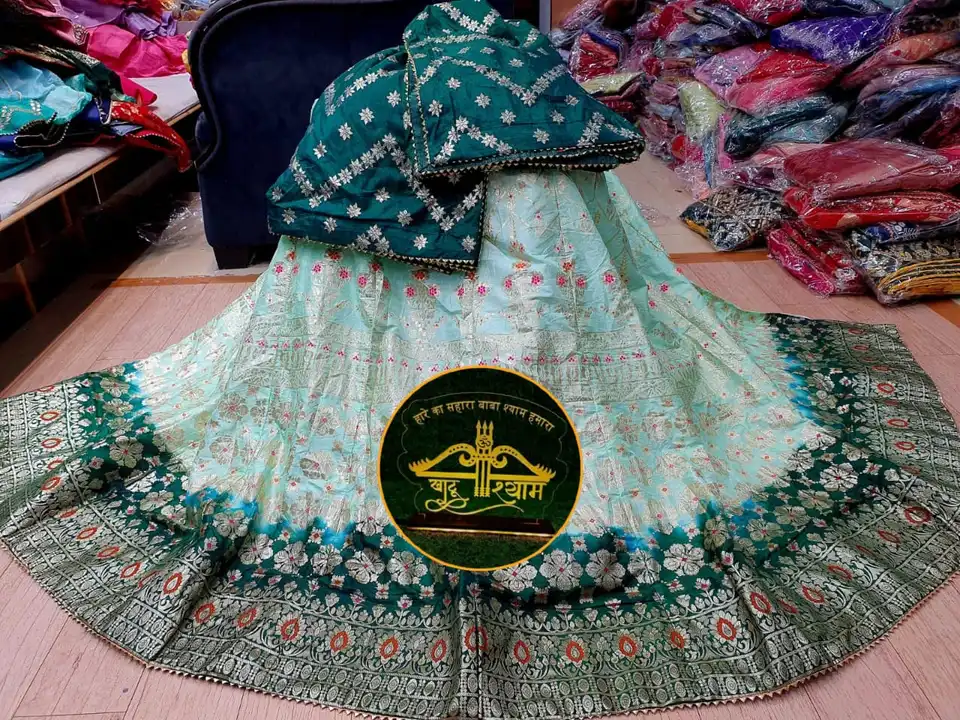 Pure Banarasi Dolo silk langha uploaded by Deepika Designer Saree on 8/2/2023