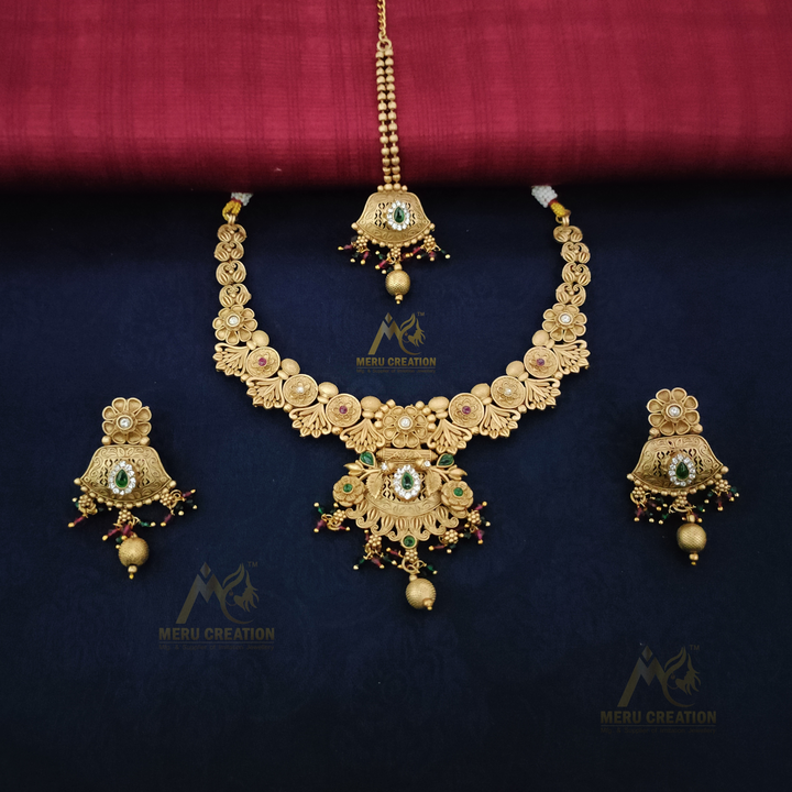 Antique Copper Necklace ( Rajwadi Polish ) uploaded by business on 8/2/2023