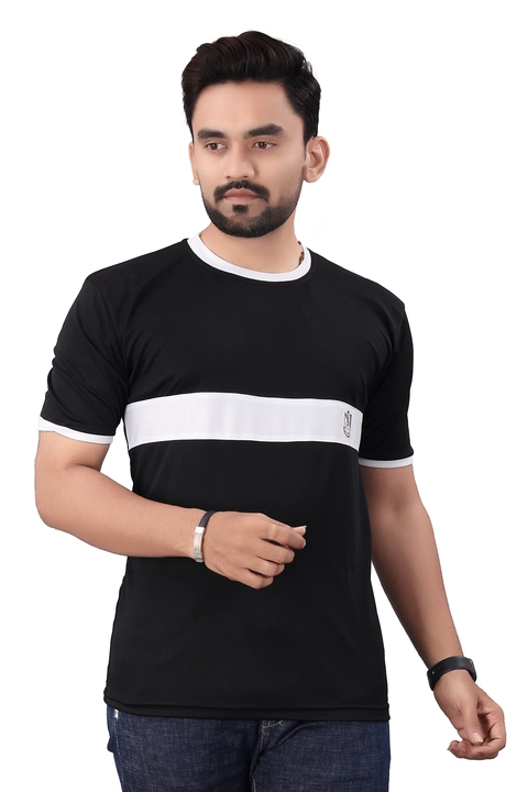Men's casual Lycra fabric t-shirts uploaded by SARVMIDAM on 8/2/2023