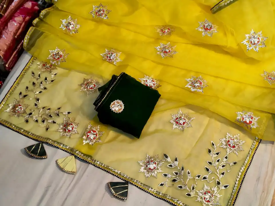 💓💓💓**New Lauched 👌👌👌


👉👉 ORGANZA SAREE👌👌👌👌👌👌 New Design Sarees**
🪢🪢🪢🪢☄️☄️☄️☄️☄️🔥 uploaded by Gotapatti manufacturer on 8/3/2023