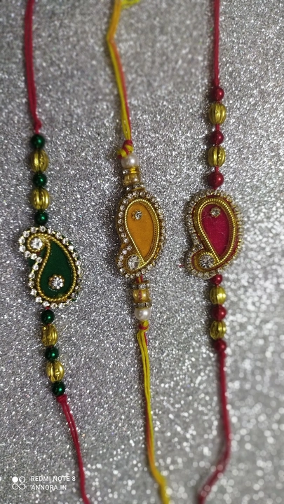 Rakhi uploaded by Annora Collections on 8/3/2023