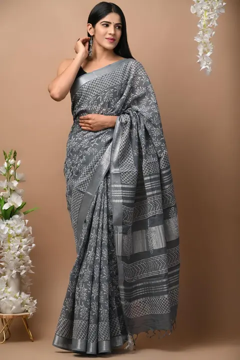 Lilan cotton sarees uploaded by Biggest cotton handicarft on 8/3/2023