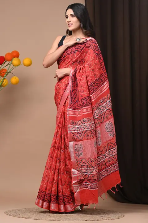 Cotton lilan sarees uploaded by Biggest cotton handicarft on 8/3/2023