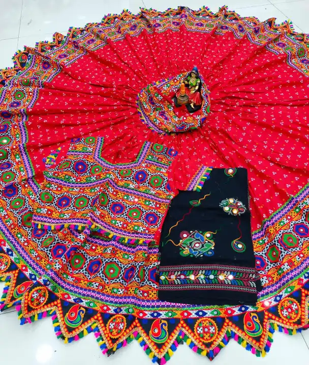 6 to 7 Meter Flair Lehenga Choli Collection For Navratri Festival | Only Original Products  uploaded by DUDHAT Impax on 8/3/2023